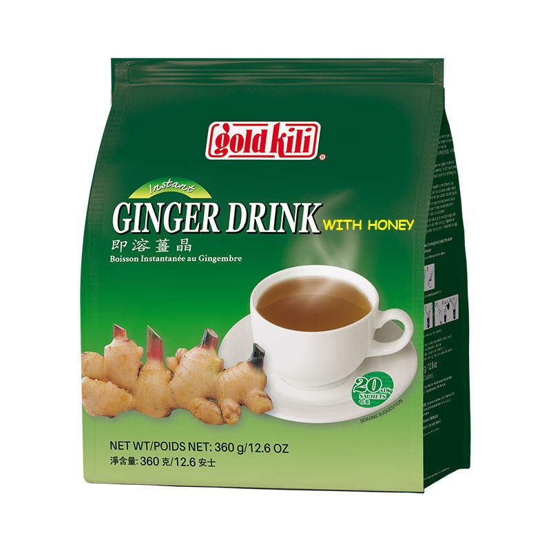 Gold Kili Instant Honey Ginger Drink with FREE Tupperware