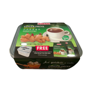Gold Kili Instant Honey Ginger Drink with FREE Tupperware